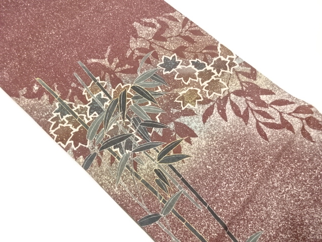 JAPANESE FUKURO OBI / KINSAI / BAMBOO / ARTIST WORK